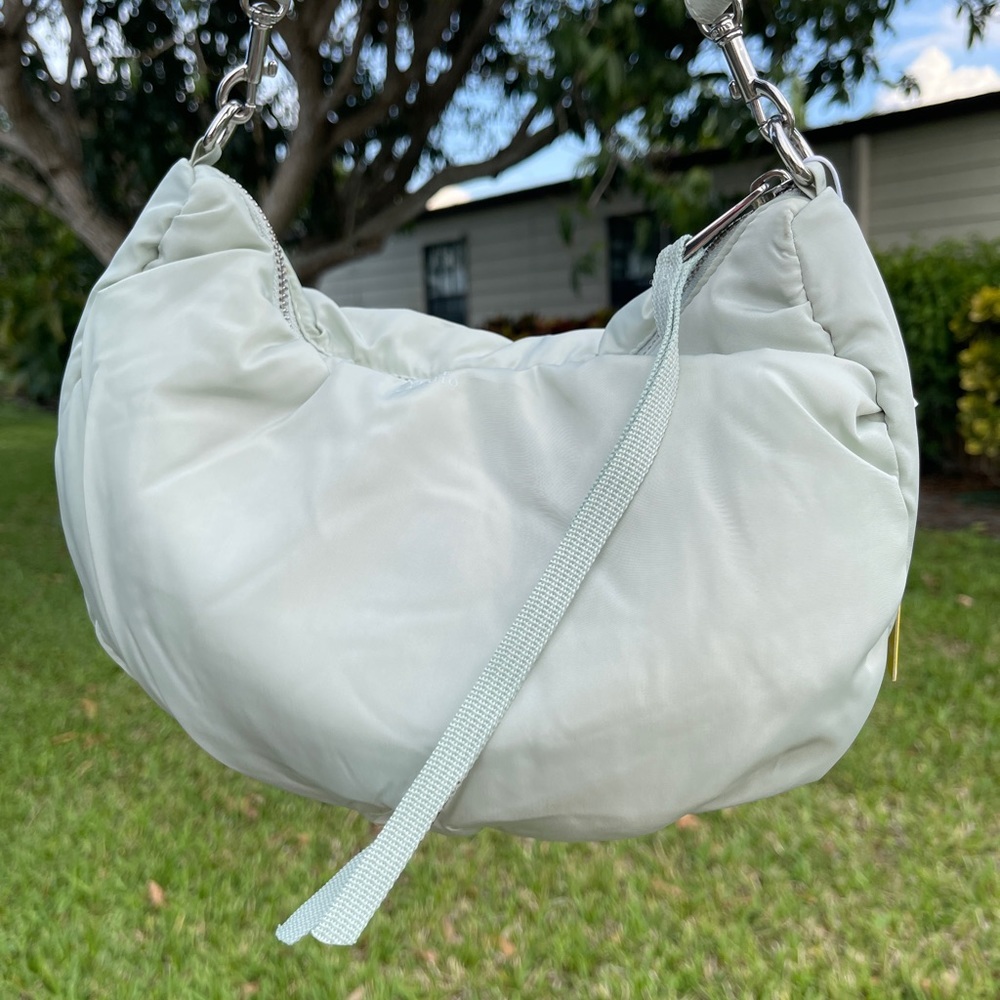 VINCE CAMUTO Washable Nylon Crossbody Bag In Cool Mint - Picture 10 of 12